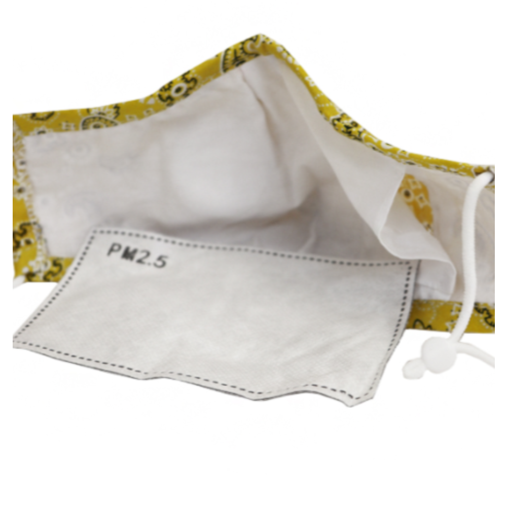 Bandana Face Mask W/PM 2.5 Filter Valve