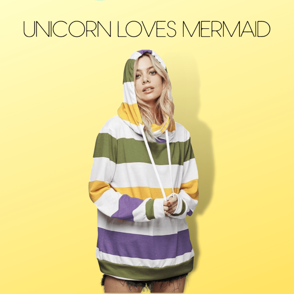 Billie Striped Oversized Hoodie