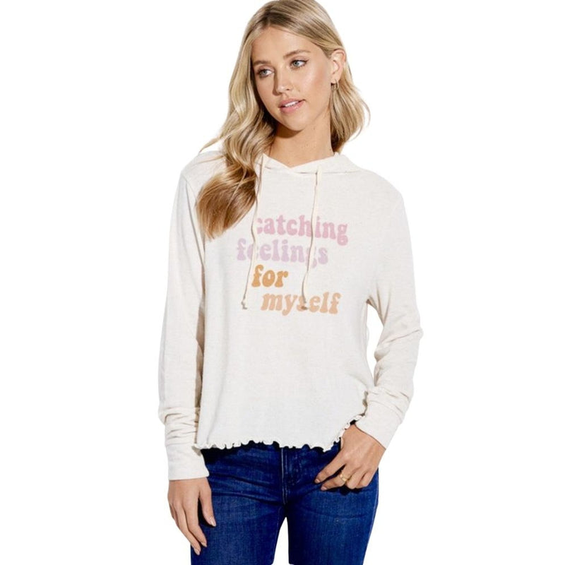 Women’s Retro graphic pastel hoodie