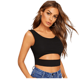 Cutout Crop Top - M