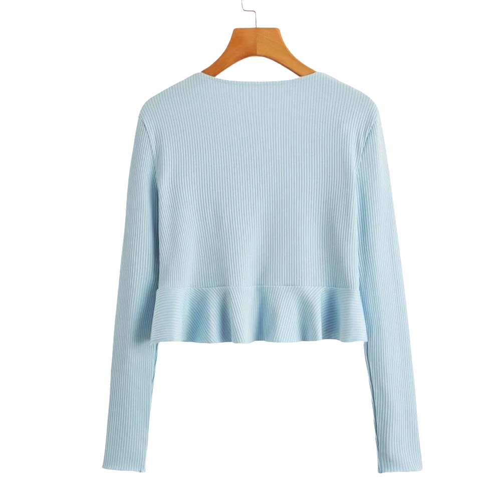 Blue Dream Front Tie Crop