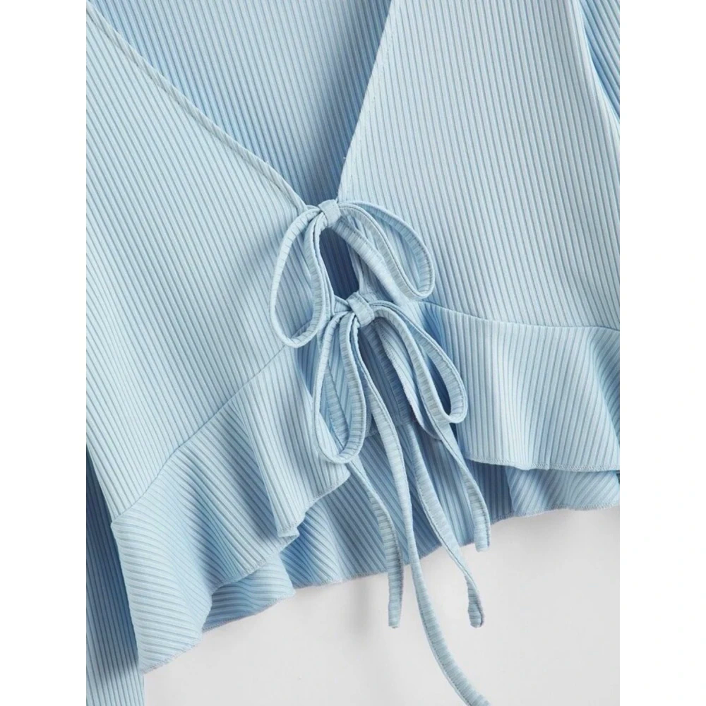 Blue Dream Front Tie Crop