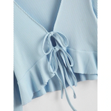 Blue Dream Front Tie Crop