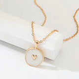 Enamel Stacking Charm Necklace