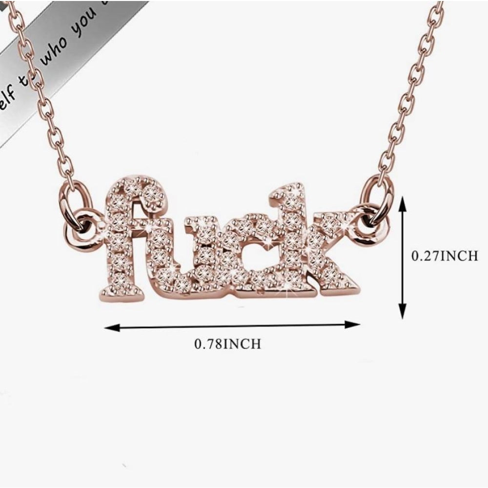 F**K Necklace - Jewelry