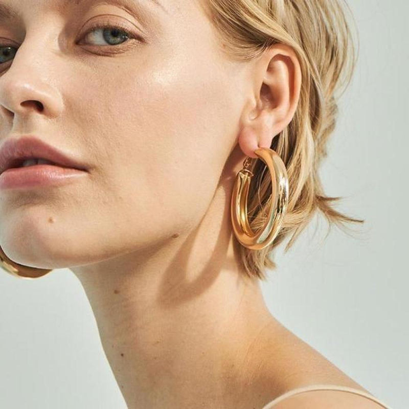 Lush Chunky Gold Hoop