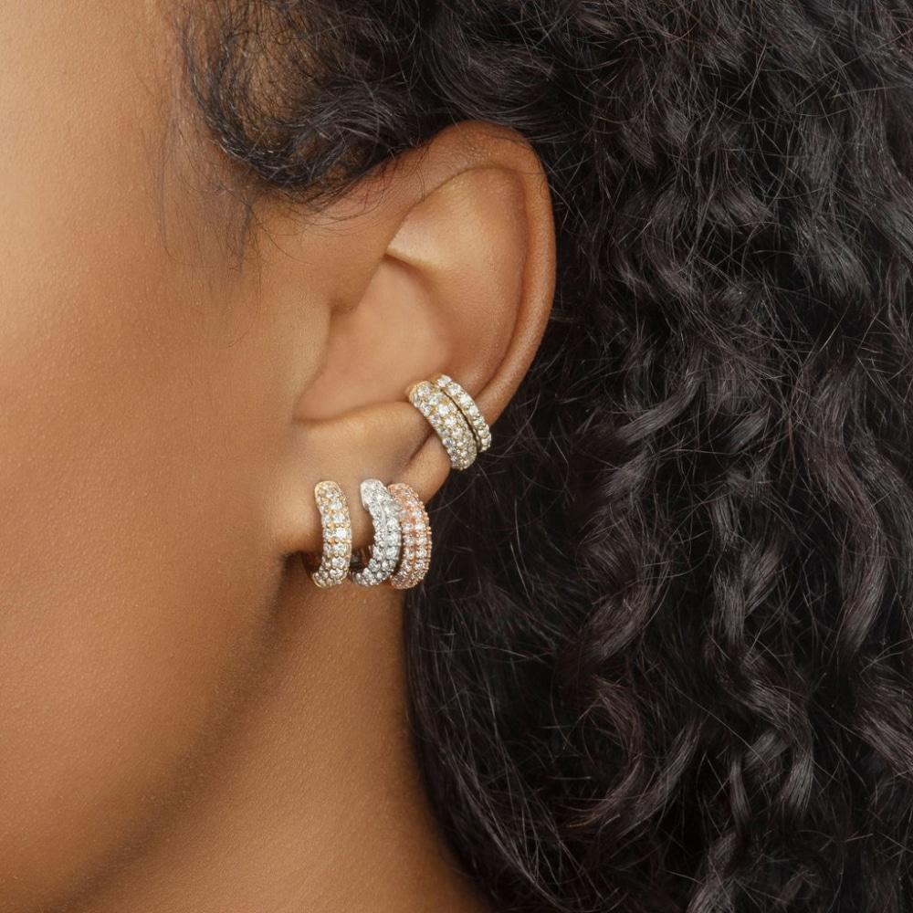 Pave Crystal Ear Cuff