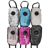 Sequin Face Mask W/Filter Valve