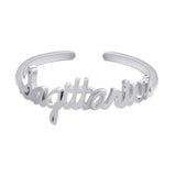 Silver Stackable Zodiac Ring - Sagittarius