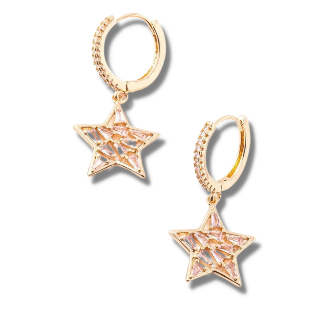 Huggie Star Earrings