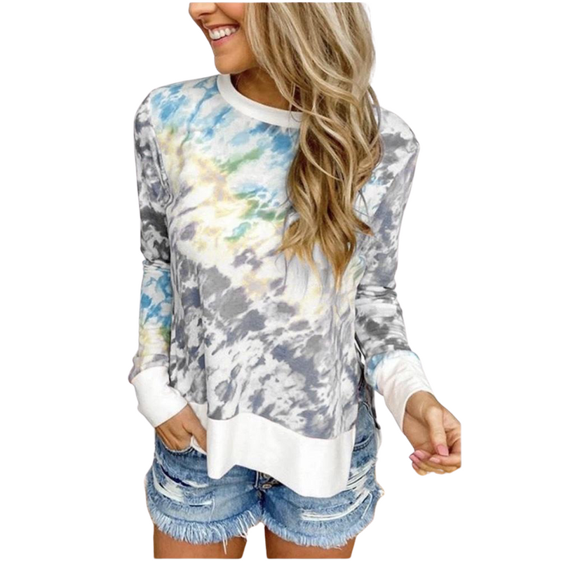 Blue Mist Tie Dye Top
