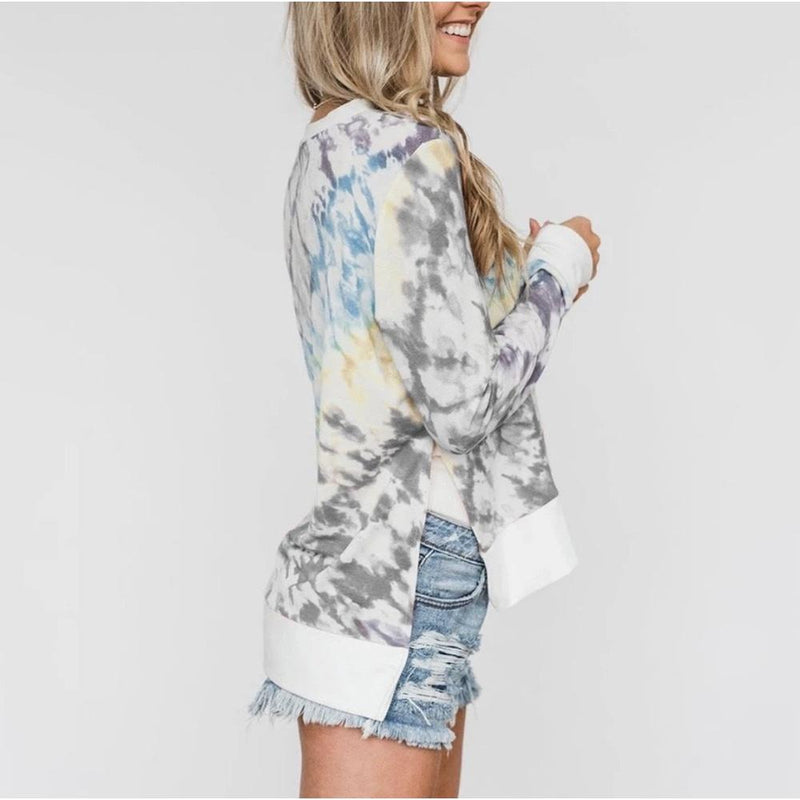 Blue Mist Tie Dye Top