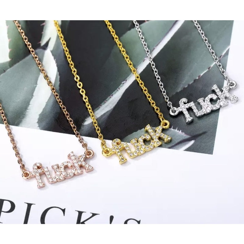 F**K Necklace - Jewelry