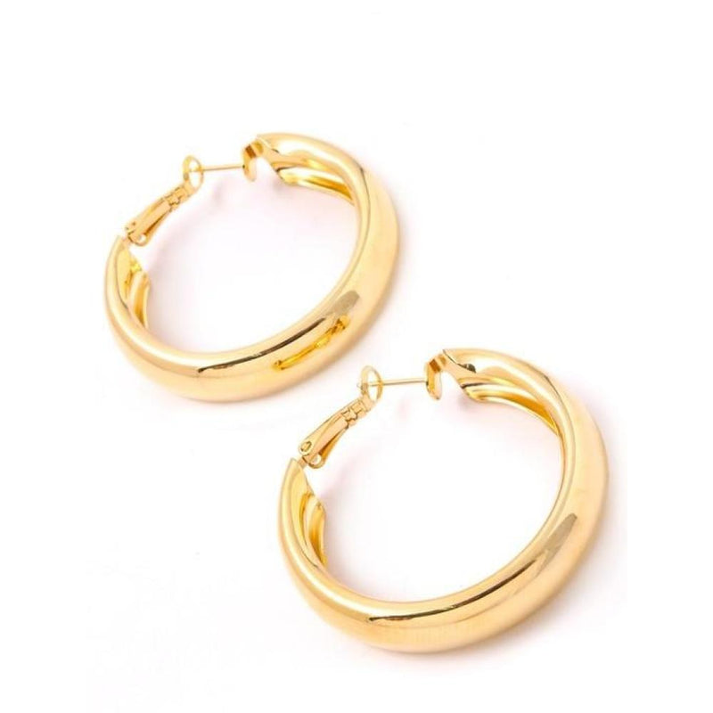 Lush Chunky Gold Hoop