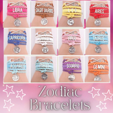 Zodiac Vegan Leather Bracelet