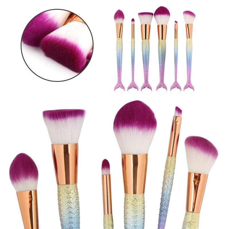 Mermaid Makeup Brush 6Pcs/set