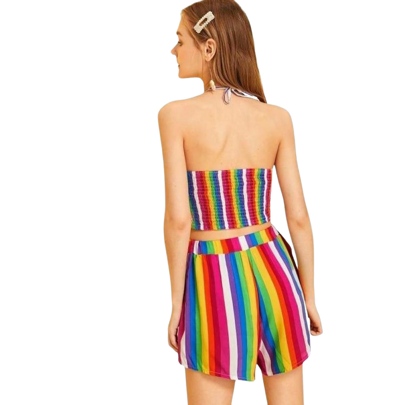 Follow The Rainbow Halter Set