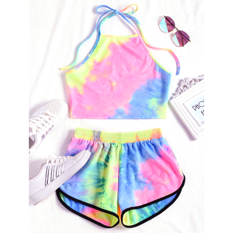 Unicorns Are Real Halter Set - UNICORN / S Short Set