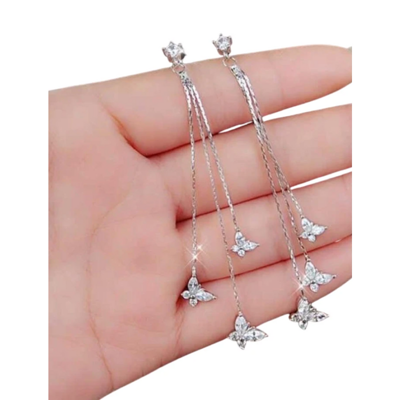 Butterfly Crystal Earrings