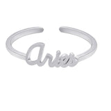 Silver Stackable Zodiac Ring - Aries