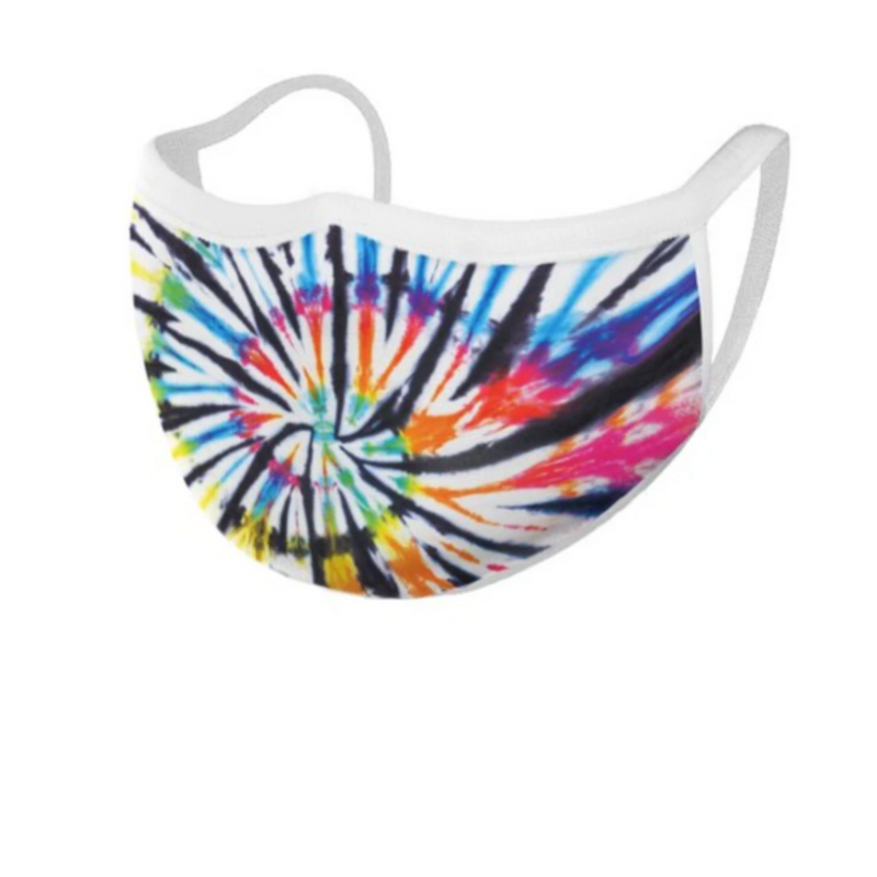 Spiral Tie Dye Face Mask