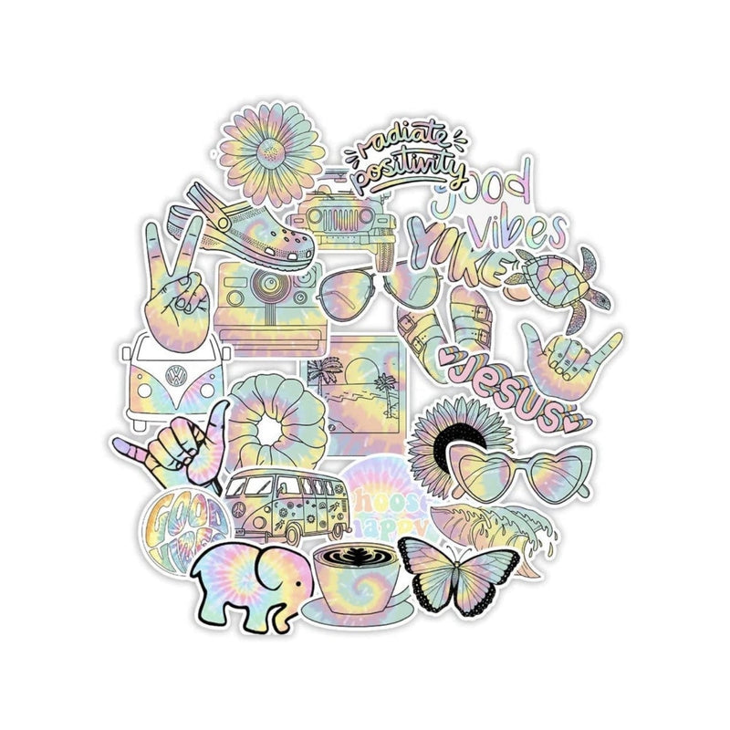 Vinyl Waterproof Stickers -Pack of 5