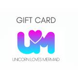 Unicorn Loves Mermaid Gift Card